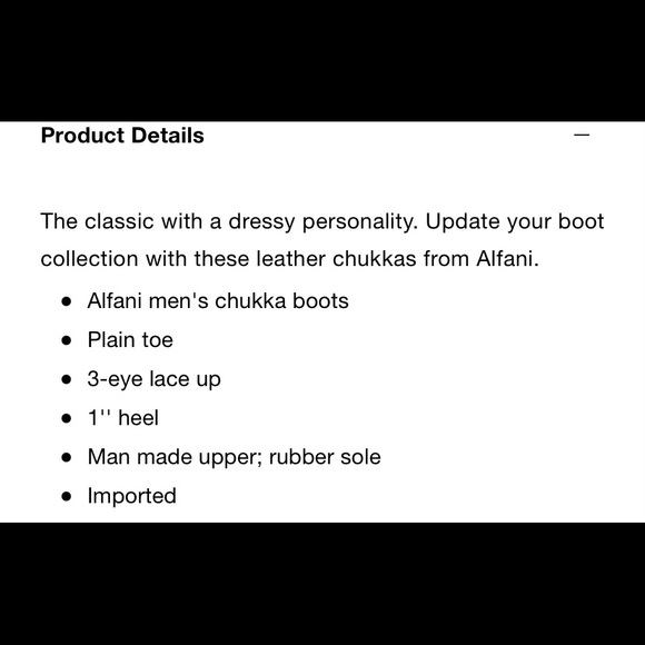 Brand new in box men Alfani tan boots size 8M - Picture 12 of 13